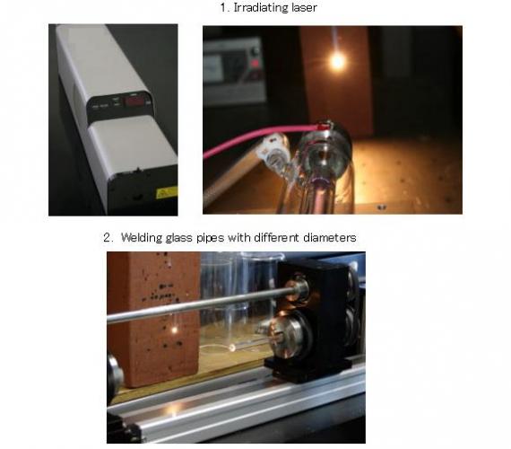 Small shape sealed off type carbonated gas laser